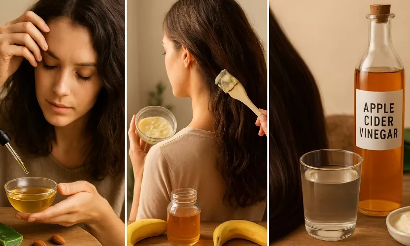 rukhe ghunghrale balo ke gharelu upay (2)