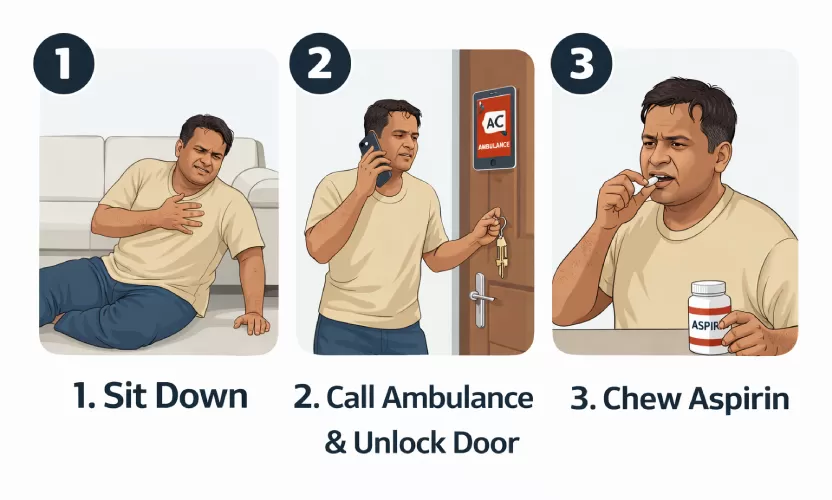 how to survive heart attack alone hindi (1)