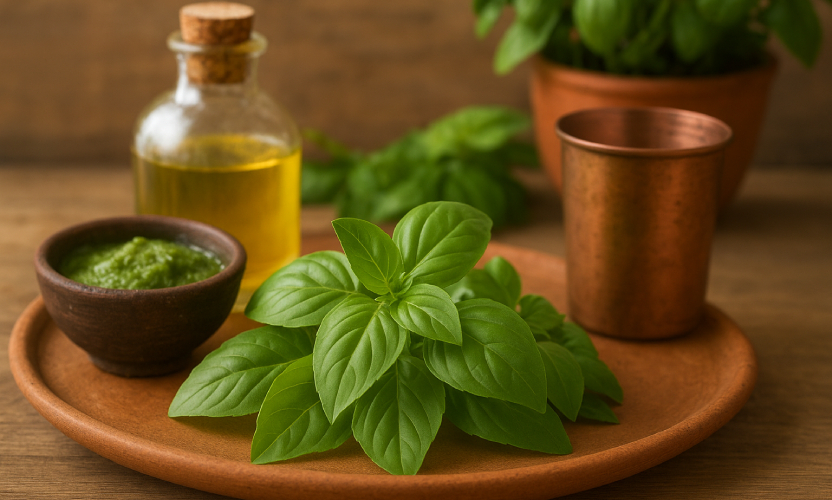 तुलसी के आयुर्वेदिक इस्तेमाल: घर बैठे पाएं सेहत का वरदान